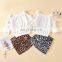 RTS Long Sleeves Sweater Leopard Skirt Girls' Clothing Sets Kids Fall Clothes 2020