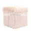 Customized Modern and fashion  Living room furniture plush Foldable storage ottoman folding stools