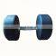 Professional Fitness Black Rubber Coated Fitness Dumbbell for Gym AM02