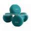 Cheap plastic dumbbell cast iron inside colorful plastic dip dumbbell for home gym equipment