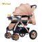 aluminum frame luxury prams 3 in 1 baby strollers wholesale