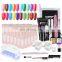 Private label led uv gel polish set 20 colors nails gel with nail tools