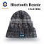 bluetooth beanie hat with speaker smart talking bluetooth knitted hat