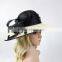 New Arrival Women Sinamay Church Suit Wide Brim Wedding Derby Hat                        
                                                                                Supplier's Choice