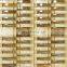 Hotel project crystal mixed material 8mm thickness mosaic tile mosaic pins pastilha glass hexagonal mosaic