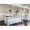 Luxury solid wood white shaker design with  laminate doors kitchen skins cabinet