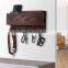 Hot Sale Pin Wood Wooden wall hooks Shelf Key Clothing Coat Wall Mounted Hook coat hook wood key holder