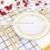 Disposable Rose Gold Dinnerware Set, Gold Rim Plastic Plates for Wedding Party, Wedding Party Plates