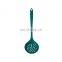 Green Silicone Spatula Set Kitchen Stools Soup Spoon Leaky Spoon With Hook Kitchen Utensils