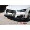 TAKD Brand Perfect Fitment Aerodynamic Carbon Look Front Splitter Accessories Front Bumper Lip for AUDI A4 S4 B9 Sport