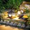Garden Villa Column Head Wall Light Waterproof Landscape LED Solar Gate Lights