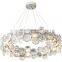 Modern Luxury Bubble Crystal Chandelier Creative Designer Ceiling Hanging Lamp For Bedroom Living Room Round LED Pendant Light