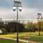 Outdoor Pole courtyard lamp waterproof 1.8 -3M Antique 3 Head Post Lamp for European villa farmhouse yard lawn Garden Lighting