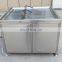 Stainless steel double channel casing washing and cutter Animal intestine cleaning machine duck intestine cutting Machine