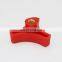 Red Black Furniture Star Triangle Round Plastic Handle Knob