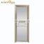 JYD Factory Direct Sales Aluminium Alloy Toilet Door Open Flat Double-layer Tempered Glass Swing Door