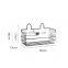 Multi-functional Save Space Single Wall Mounted No punching Shower Soap Basket Bathroom Storage Rack