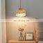 restaurant living led ceiling dropping home room decor lighting chandelier decorative chandeliers bamboo rattan pendant lights