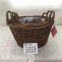 Sturdy And Practical Wicker Basket Popular Hand-made