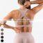 Ladies Running Clothing High Quality Breathable Underwear Racer Back Medium Impact Sports Bra Seamless Yoga Top Sports Bra Women