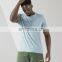 Fast Delivery Ice Silk Quick Dry Gym Fitness T Shirt Print Fashion Casual Workout Exercise Men's Sports Training Wear Clothes