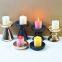 Wholesale Black Column Candle Holder Metal Candlestick Matte Black Candle Holder Home Decorations