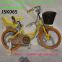 Steel Children Bicycles 12 Inch Pedal Bike For 3 -6 Years Old High Strength Color customization