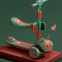 Scooter, children's four in one, baby can sit, slide, push handle, universal wheel guardrail, scooter wholesale, children's scooter