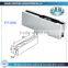 FT-230S glass patch fitting tempered glass door top clamps titanium plated glass top clip