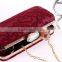 wedding clutch bag metal frame lace bag for lady