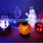 Led Night Light Plastic Halloween Pumpkin Light Make-up Party Decoration