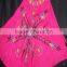 Tie Dye Umbrella Maxi Dress Long COLOR TIE DYE RAYON FABRIC UMBRELLA DRESS WITH HAND PRINT FREE SIZE
