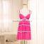 F10170A ladies Sweet Sexy Lingerie spaghetti strap nightgown transparent lace sleepwear