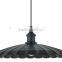 Industrial Vintage Umbrella Shaped Pendant Light Black/White Hanging Wire Chandelier