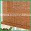 Roller blind shower curtain bamboo