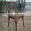 Wholesale ratten seat oak X back chair