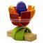 2015 Popular Toy 14 Bright Rainbow Stacking Pieces Combined Wooden Educational Toys                        
                                                Quality Choice