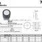 For Labeling Machines and Machinery Aluminum Potentiometer Control Knob