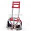 OEM design best price different colors aluminium made portable foldable shopping trolley