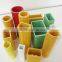 High strength pultruded fiberglass GRP round tube, lightweight, non-conductive