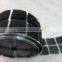 Super stickness black strong glue self-adhesive hook and loop dots