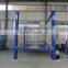 used 4 post hydraulic single cylinder car lift system for sale
