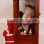 XM-A6015 24 inch lighted snack santa with children