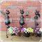 animal wrought iron ant garden decoration with flower pot