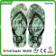 Shiny Summer Flip Flop Men Casual Shoes Black White Printing Rubber Slippers