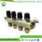 Brass inlet digital underfloor heating manifold gauge 2 to 12 ways not leaking with high quality