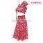 Newest Plus Size Short Fat Women Pink Evening Dress