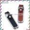 Factory Directly Provide usb 2.0 16gb black leather usb flash drive