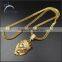 hip hop latest plated gold mens cz pendants, pendant for men