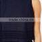 Latest Fashion Designs Ladies Casual Dresses With Yarn Dyed
